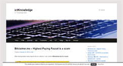 Desktop Screenshot of ictknowledge.net
