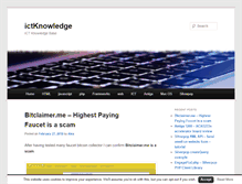 Tablet Screenshot of ictknowledge.net